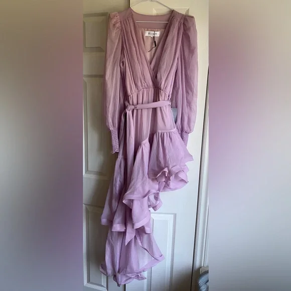 Elliatt Lavender High-Low Ruffle Dress - Picture 8 of 8